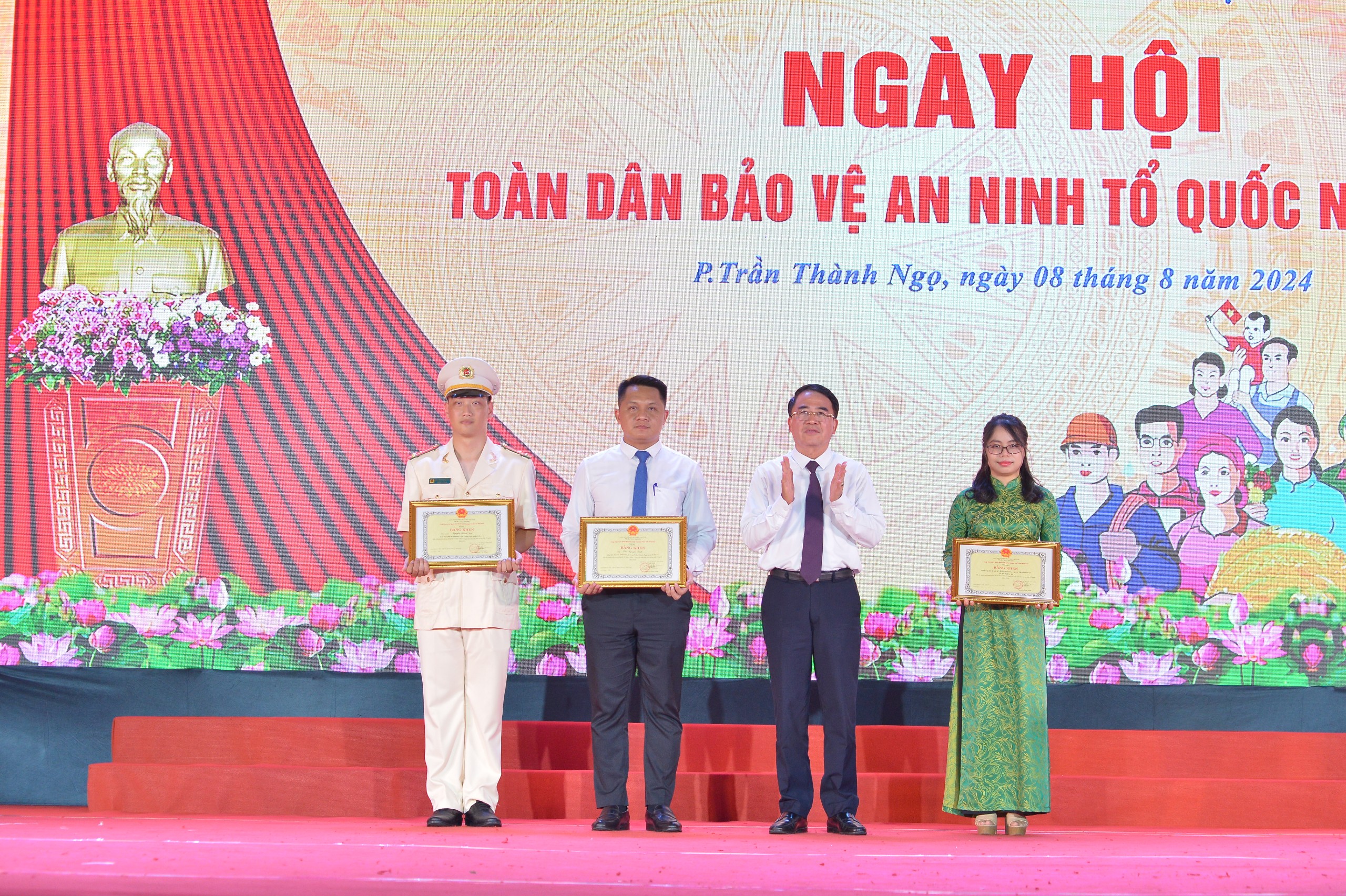Phường Trần Thành Ngọ (Kiến An) tổ chức “Ngày hội toàn dân bảo vệ an ninh Tổ quốc” cấp thành phố